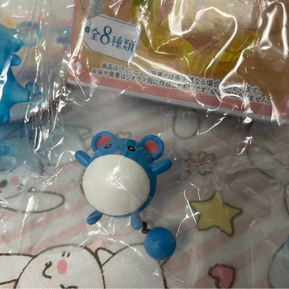 Pokemon Marill Accessory Tray Re-Ment Desktop Trading Figure Anime Toy - Picture 6 of 15